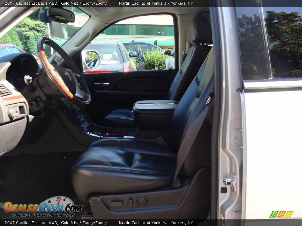 2007 Cadillac Escalade AWD Gold Mist / Ebony/Ebony Photo #10
