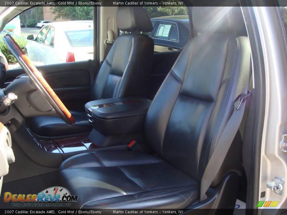 2007 Cadillac Escalade AWD Gold Mist / Ebony/Ebony Photo #13