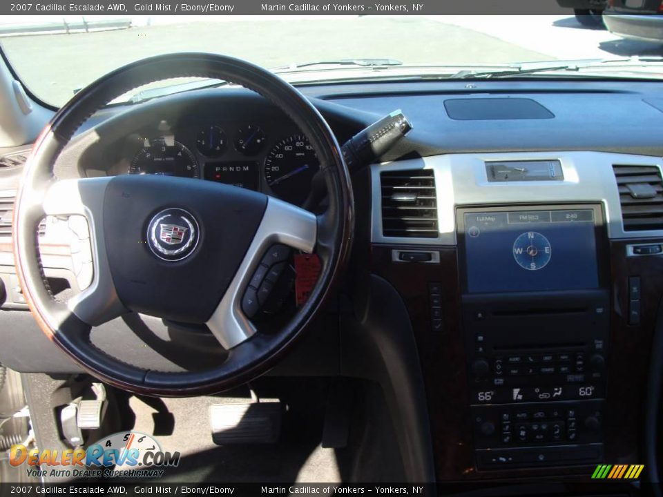 2007 Cadillac Escalade AWD Gold Mist / Ebony/Ebony Photo #18