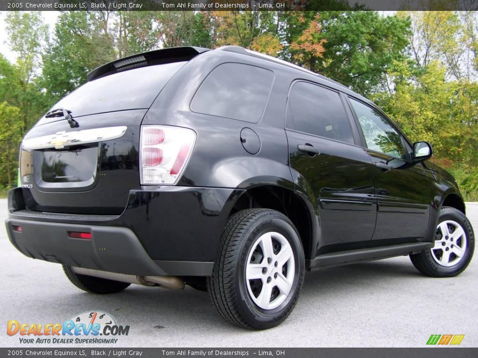2005 Chevrolet Equinox LS Black / Light Gray Photo #6