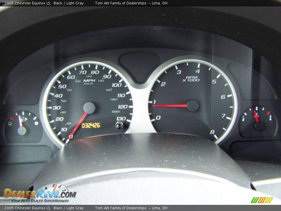 2005 Chevrolet Equinox LS Black / Light Gray Photo #14