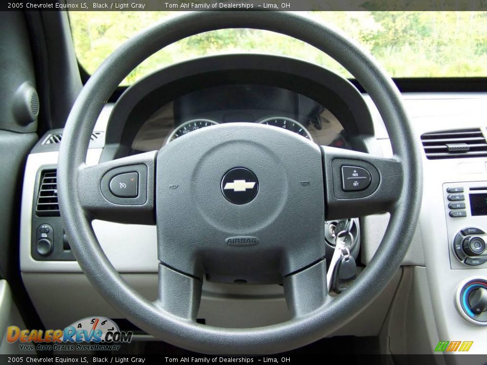 2005 Chevrolet Equinox LS Black / Light Gray Photo #15