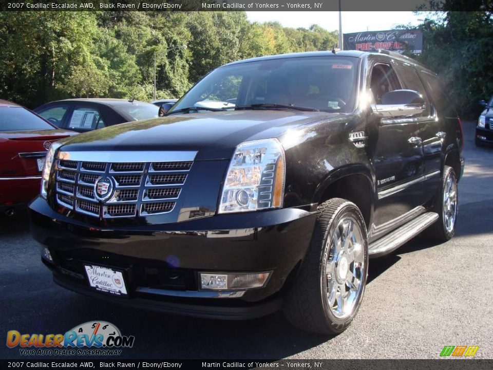 2007 Cadillac Escalade AWD Black Raven / Ebony/Ebony Photo #1
