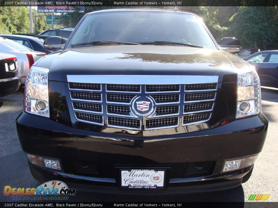 2007 Cadillac Escalade AWD Black Raven / Ebony/Ebony Photo #2