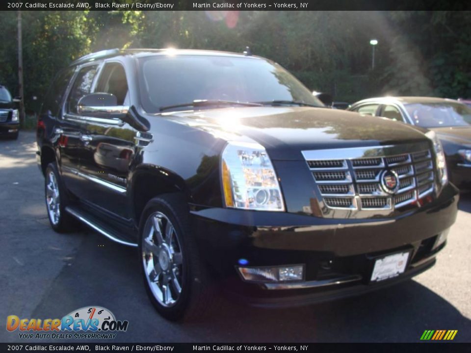 2007 Cadillac Escalade AWD Black Raven / Ebony/Ebony Photo #3