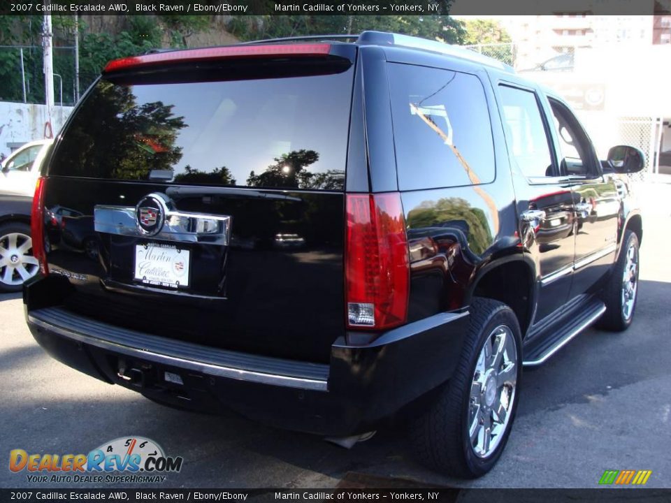2007 Cadillac Escalade AWD Black Raven / Ebony/Ebony Photo #4