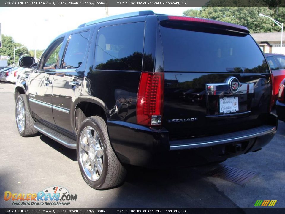 2007 Cadillac Escalade AWD Black Raven / Ebony/Ebony Photo #6