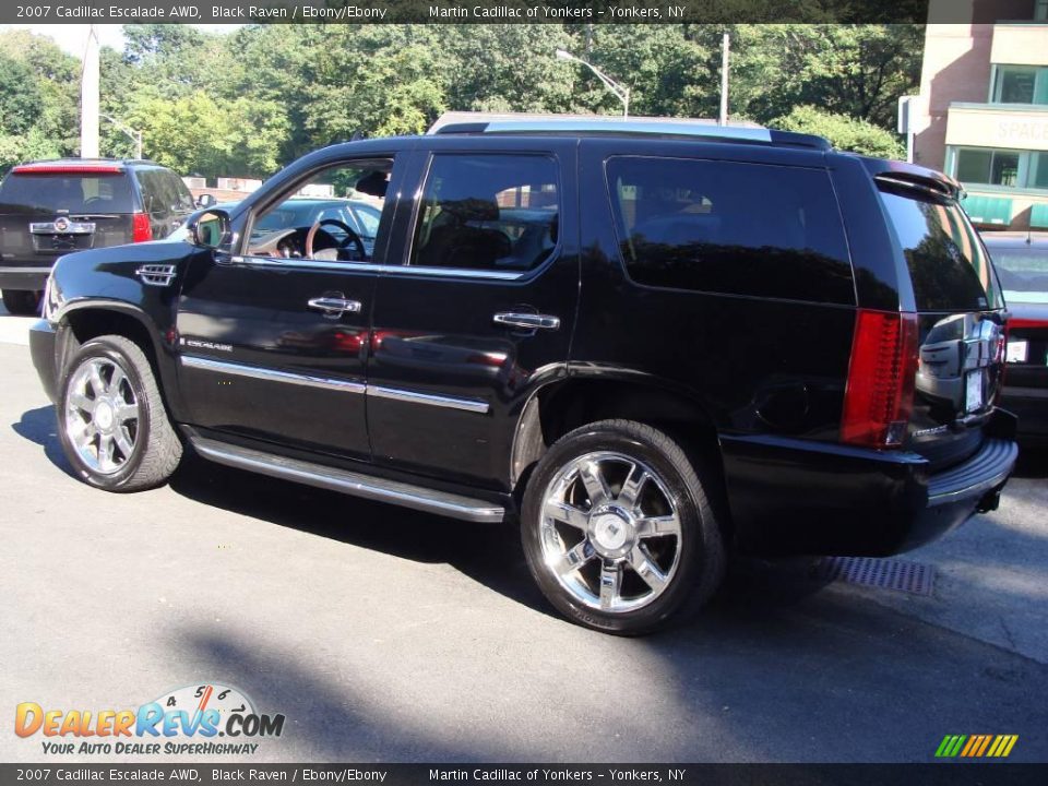 2007 Cadillac Escalade AWD Black Raven / Ebony/Ebony Photo #7