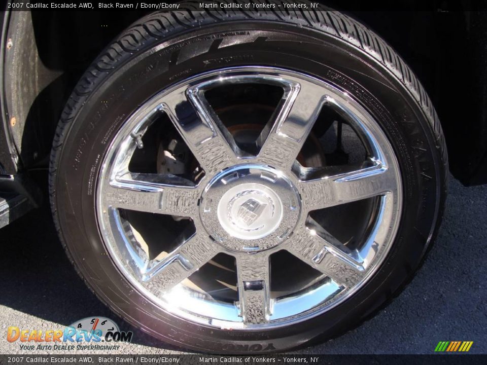 2007 Cadillac Escalade AWD Black Raven / Ebony/Ebony Photo #8