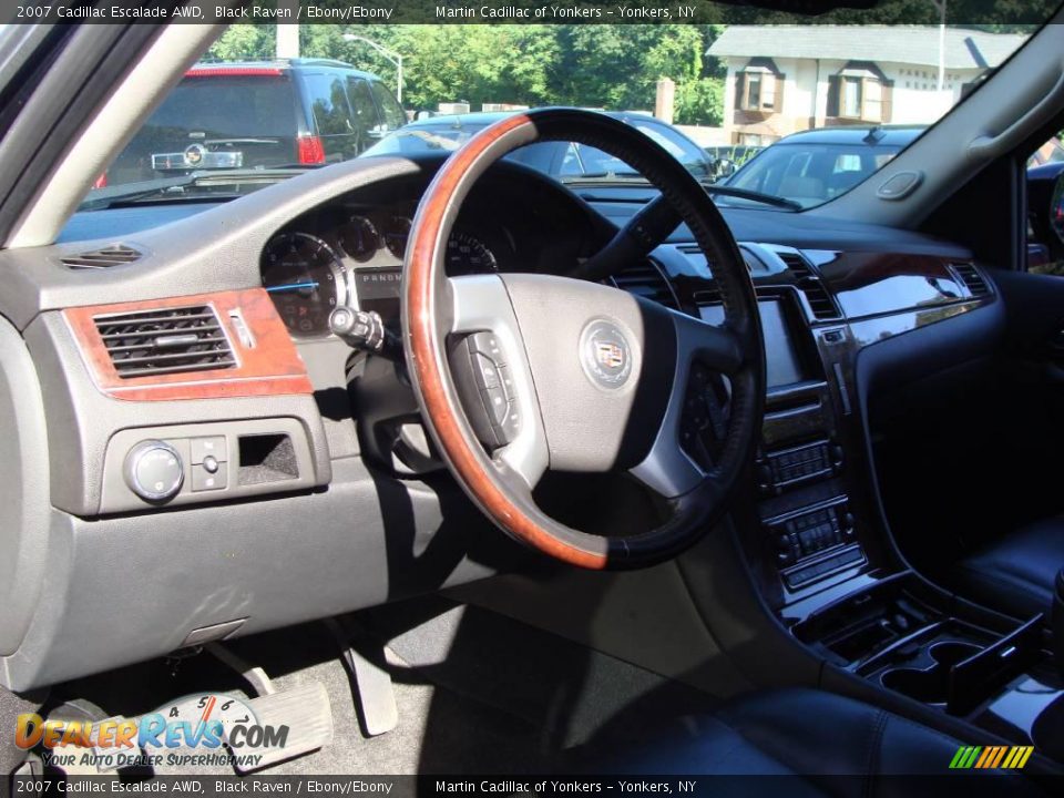 2007 Cadillac Escalade AWD Black Raven / Ebony/Ebony Photo #14