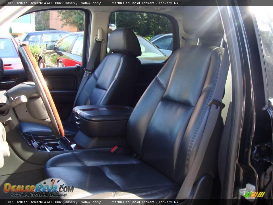 2007 Cadillac Escalade AWD Black Raven / Ebony/Ebony Photo #15
