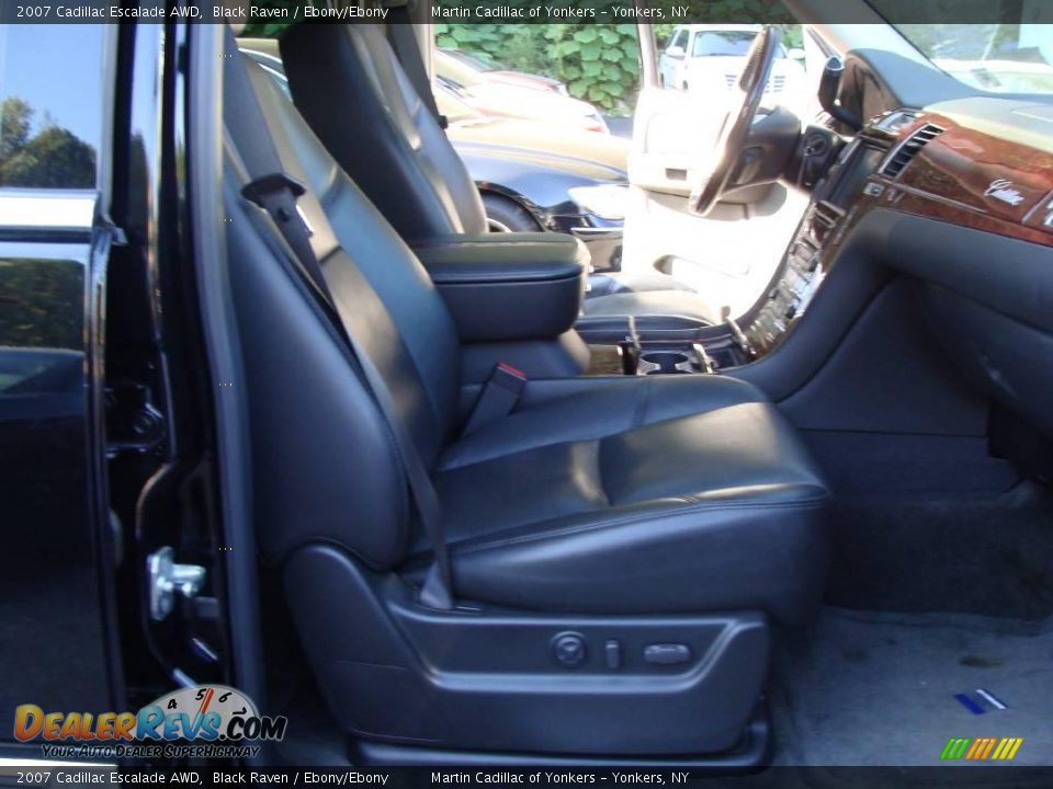 2007 Cadillac Escalade AWD Black Raven / Ebony/Ebony Photo #16