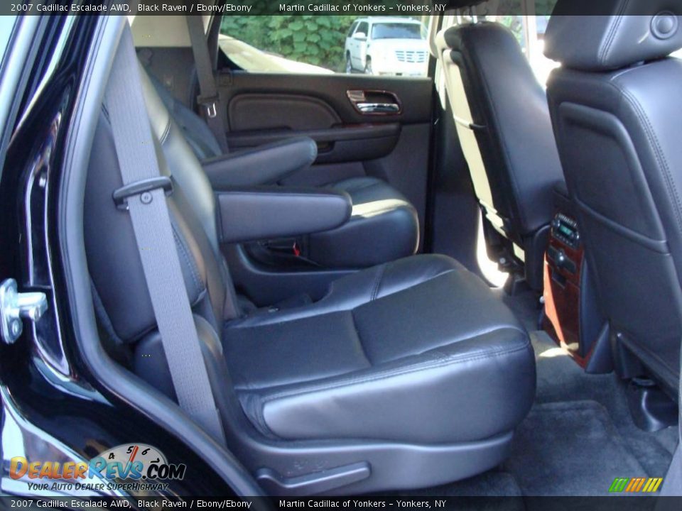2007 Cadillac Escalade AWD Black Raven / Ebony/Ebony Photo #17