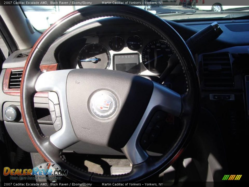 2007 Cadillac Escalade AWD Black Raven / Ebony/Ebony Photo #21