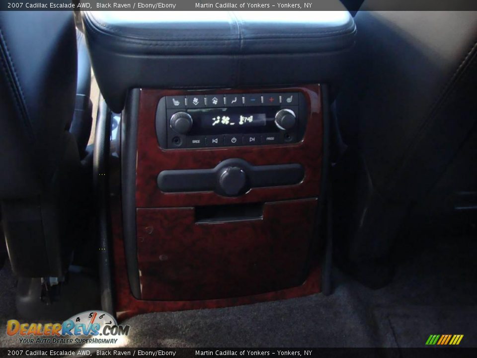 2007 Cadillac Escalade AWD Black Raven / Ebony/Ebony Photo #24