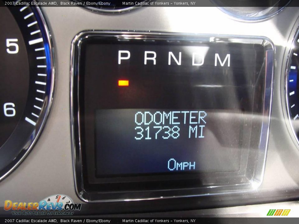 2007 Cadillac Escalade AWD Black Raven / Ebony/Ebony Photo #25