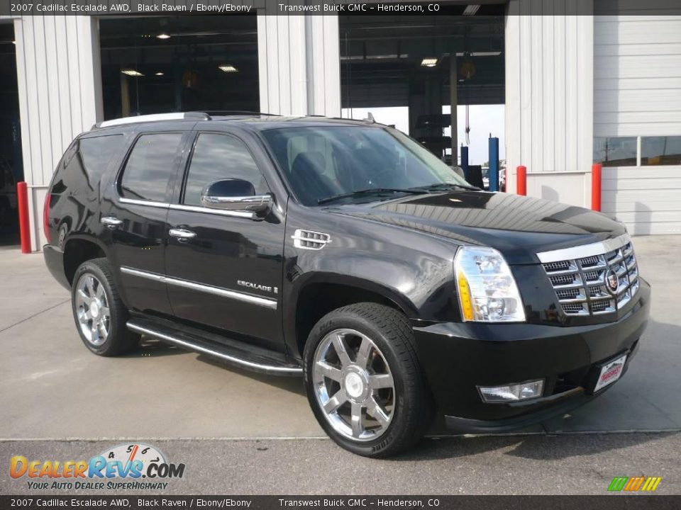 2007 Cadillac Escalade AWD Black Raven / Ebony/Ebony Photo #1