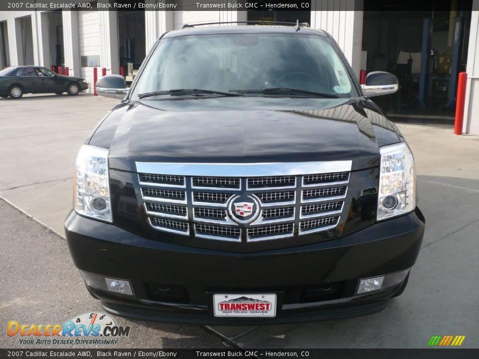 2007 Cadillac Escalade AWD Black Raven / Ebony/Ebony Photo #2