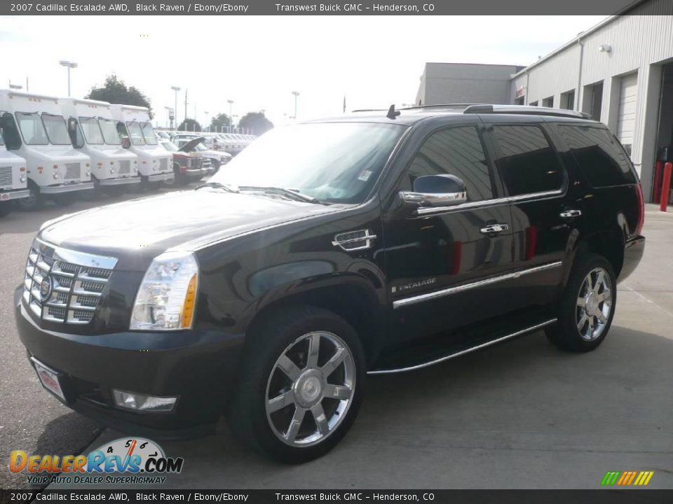 2007 Cadillac Escalade AWD Black Raven / Ebony/Ebony Photo #3