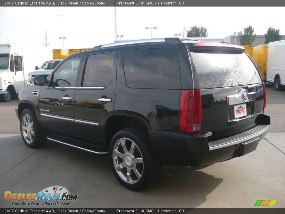 2007 Cadillac Escalade AWD Black Raven / Ebony/Ebony Photo #4