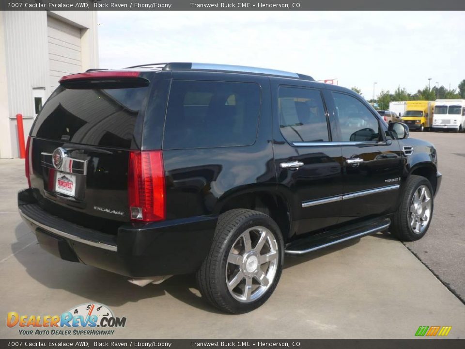 2007 Cadillac Escalade AWD Black Raven / Ebony/Ebony Photo #6