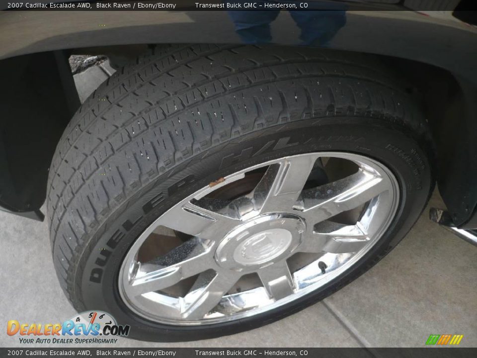 2007 Cadillac Escalade AWD Black Raven / Ebony/Ebony Photo #7