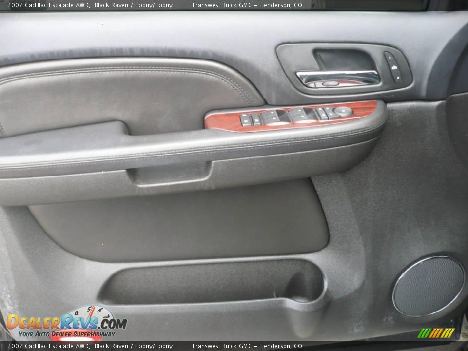 2007 Cadillac Escalade AWD Black Raven / Ebony/Ebony Photo #8