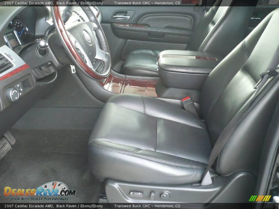 2007 Cadillac Escalade AWD Black Raven / Ebony/Ebony Photo #10