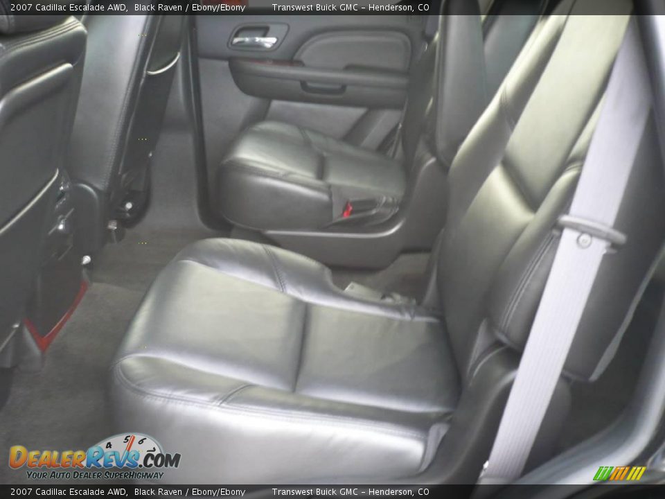 2007 Cadillac Escalade AWD Black Raven / Ebony/Ebony Photo #11