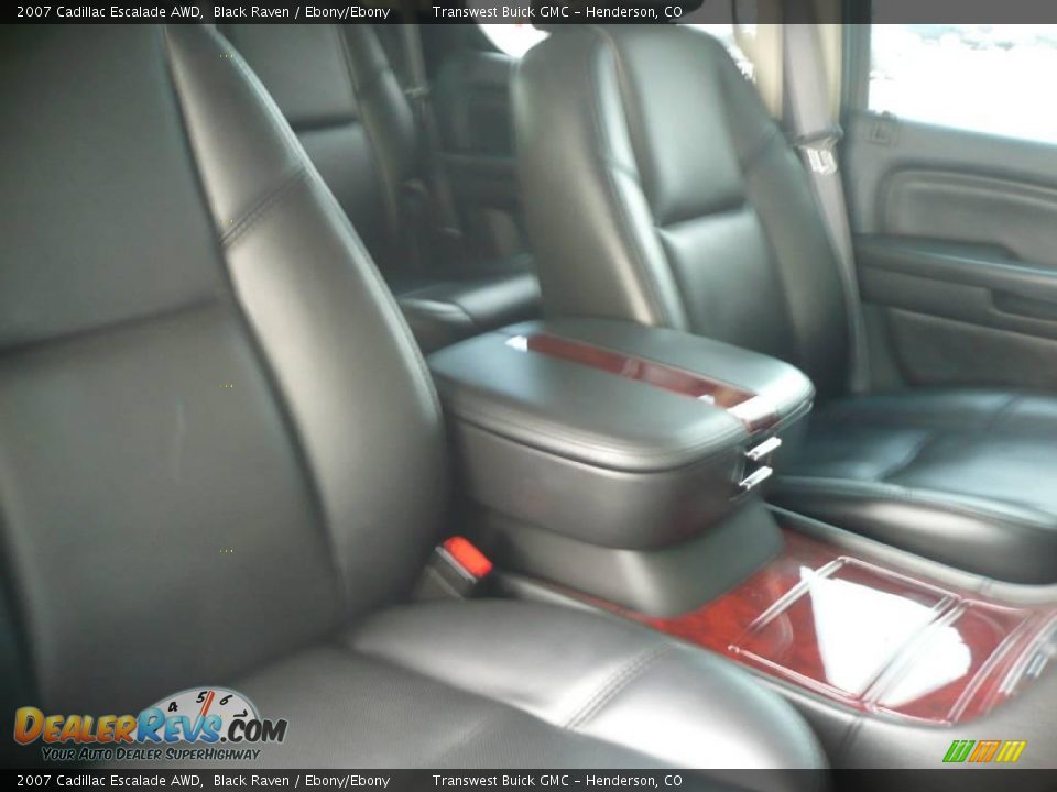 2007 Cadillac Escalade AWD Black Raven / Ebony/Ebony Photo #14