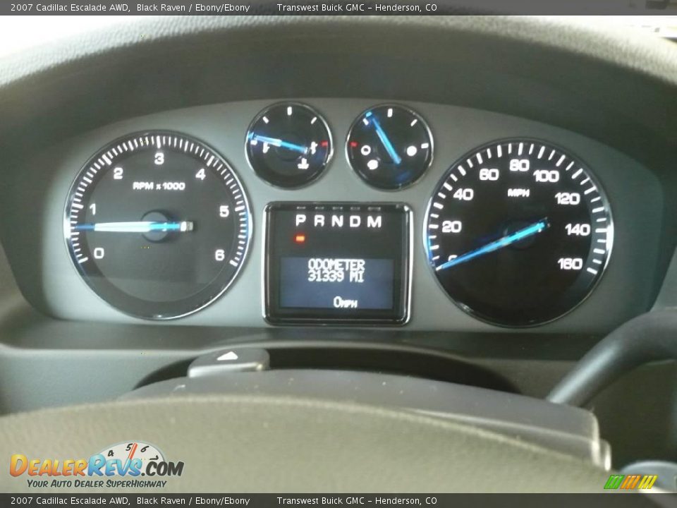 2007 Cadillac Escalade AWD Black Raven / Ebony/Ebony Photo #17