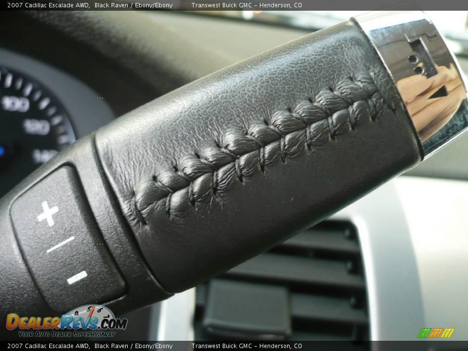 2007 Cadillac Escalade AWD Black Raven / Ebony/Ebony Photo #23