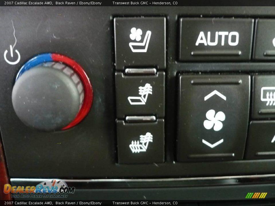2007 Cadillac Escalade AWD Black Raven / Ebony/Ebony Photo #32