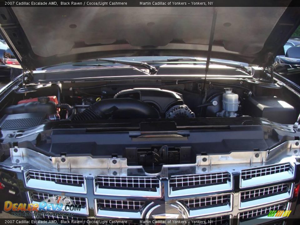 2007 Cadillac Escalade AWD Black Raven / Cocoa/Light Cashmere Photo #26