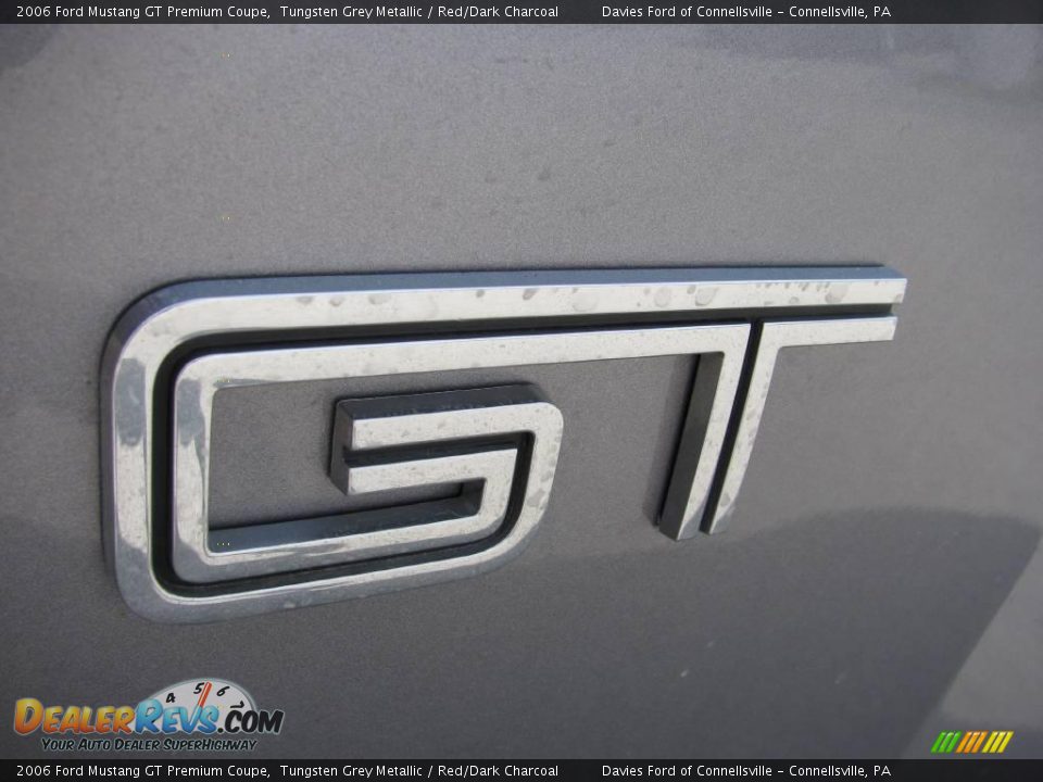 2006 Ford Mustang GT Premium Coupe Tungsten Grey Metallic / Red/Dark Charcoal Photo #6