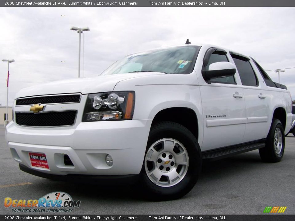 2008 Chevrolet Avalanche LT 4x4 Summit White / Ebony/Light Cashmere Photo #5