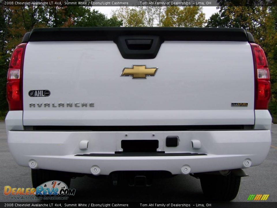 2008 Chevrolet Avalanche LT 4x4 Summit White / Ebony/Light Cashmere Photo #6