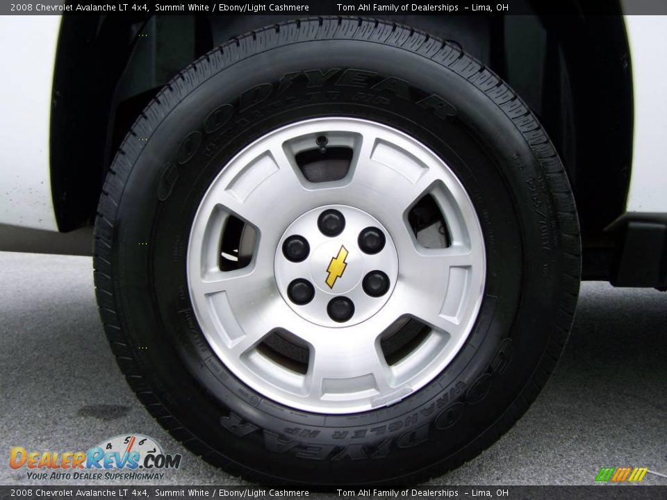 2008 Chevrolet Avalanche LT 4x4 Summit White / Ebony/Light Cashmere Photo #8