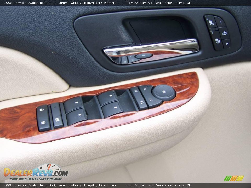 2008 Chevrolet Avalanche LT 4x4 Summit White / Ebony/Light Cashmere Photo #10