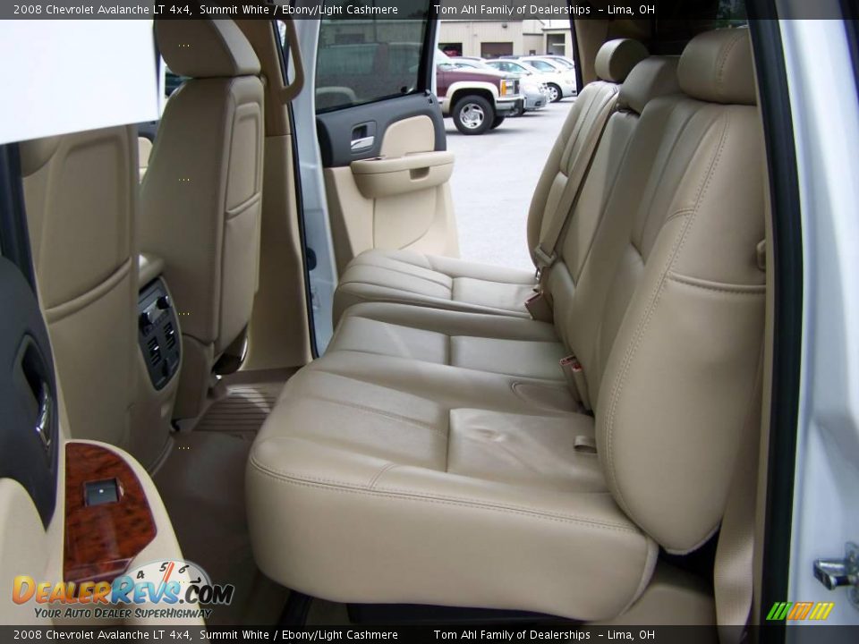 2008 Chevrolet Avalanche LT 4x4 Summit White / Ebony/Light Cashmere Photo #11