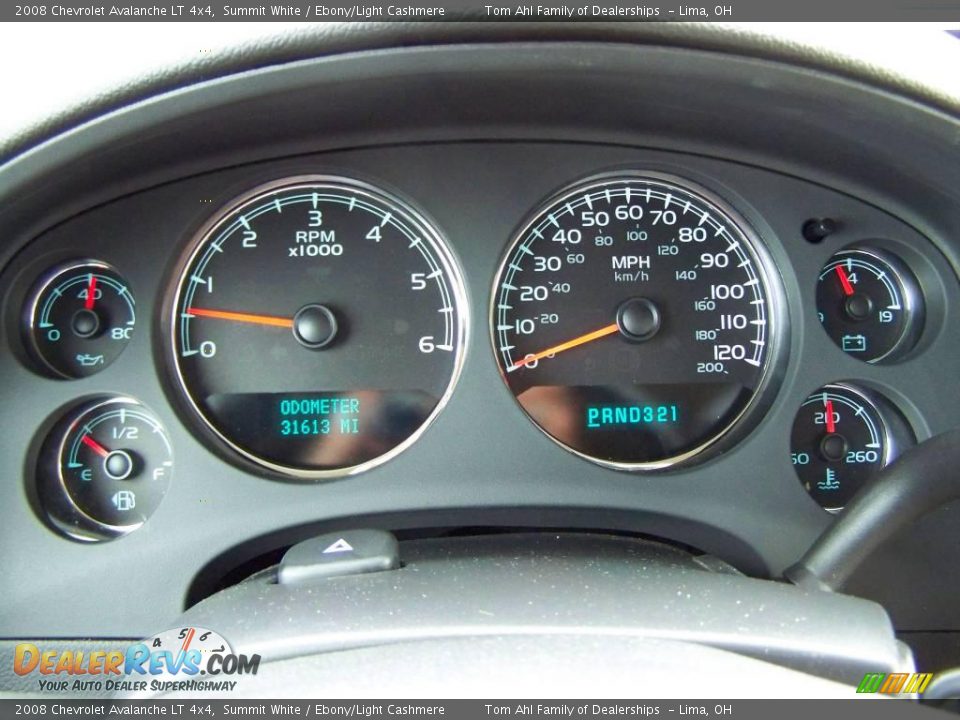 2008 Chevrolet Avalanche LT 4x4 Summit White / Ebony/Light Cashmere Photo #16