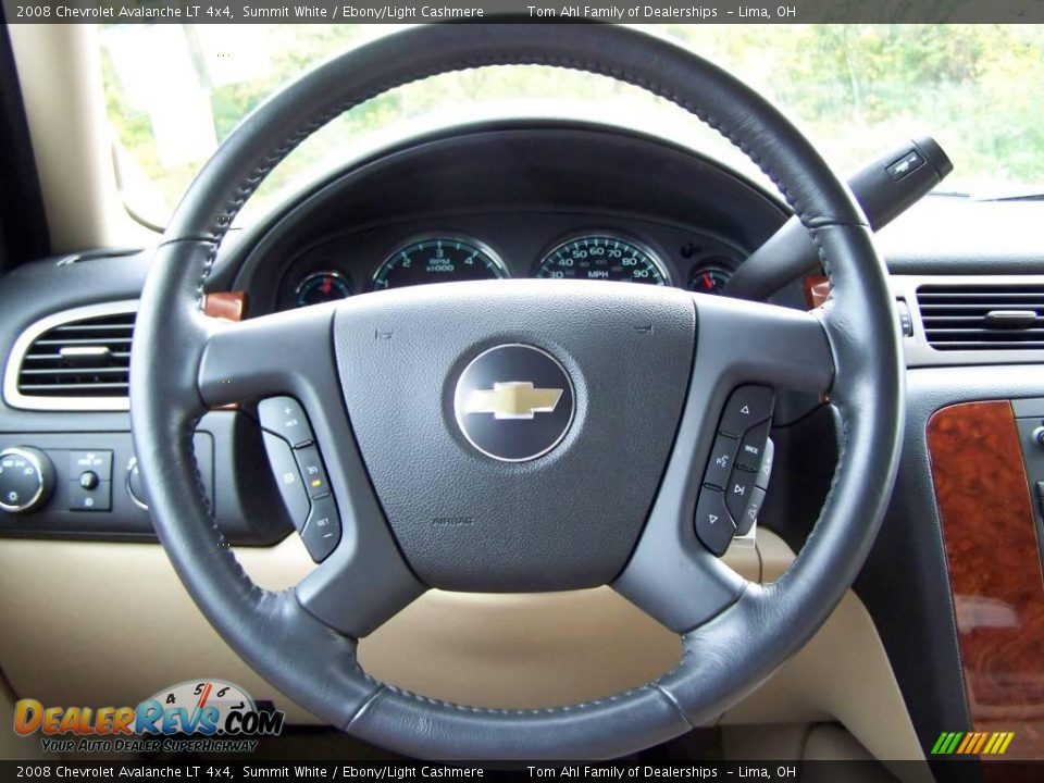 2008 Chevrolet Avalanche LT 4x4 Summit White / Ebony/Light Cashmere Photo #17