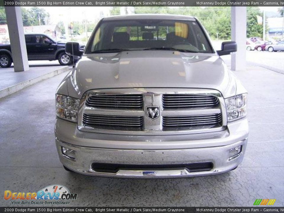 2009 Dodge Ram 1500 Big Horn Edition Crew Cab Bright Silver Metallic / Dark Slate/Medium Graystone Photo #7