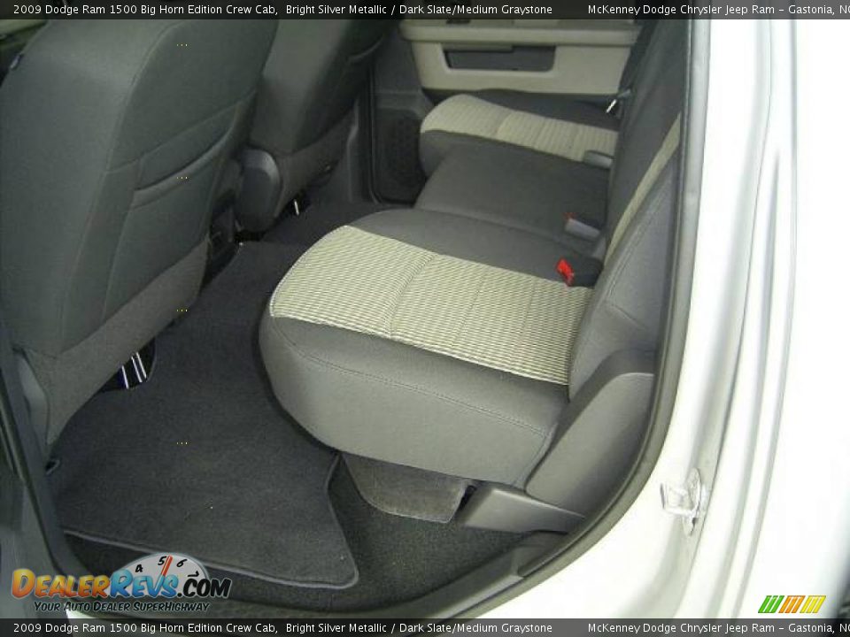 2009 Dodge Ram 1500 Big Horn Edition Crew Cab Bright Silver Metallic / Dark Slate/Medium Graystone Photo #10