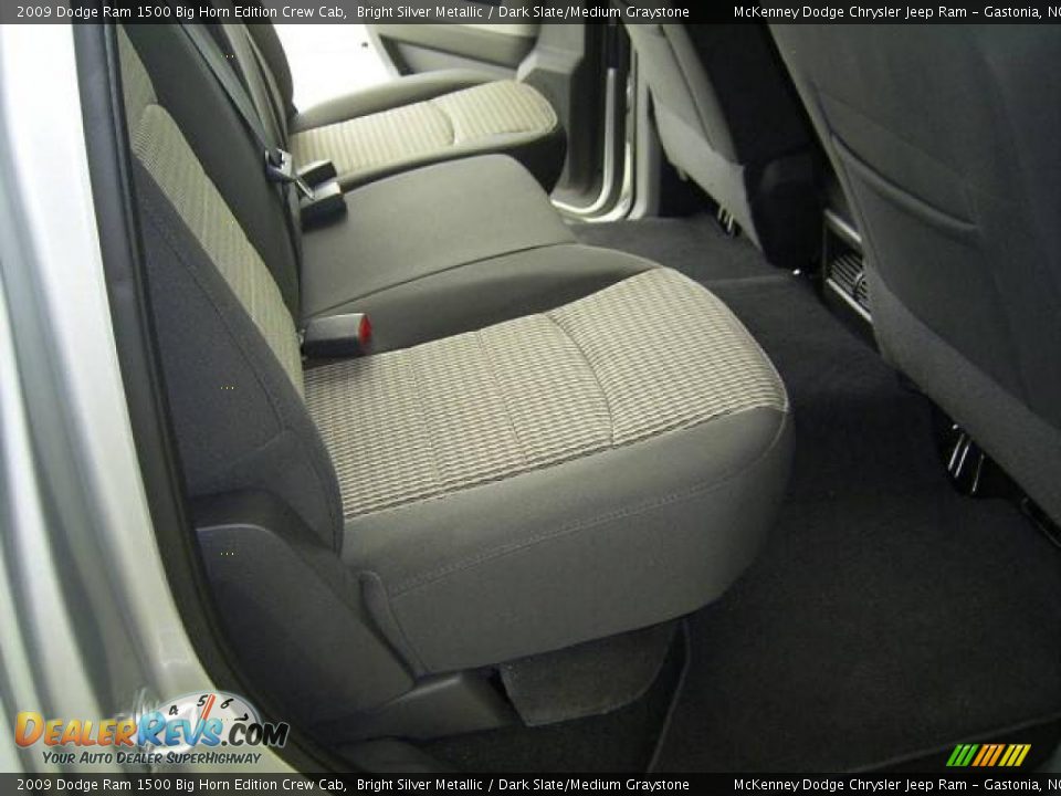 2009 Dodge Ram 1500 Big Horn Edition Crew Cab Bright Silver Metallic / Dark Slate/Medium Graystone Photo #11