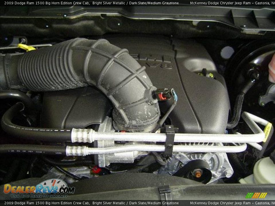 2009 Dodge Ram 1500 Big Horn Edition Crew Cab Bright Silver Metallic / Dark Slate/Medium Graystone Photo #18