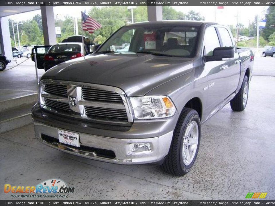 2009 Dodge Ram 1500 Big Horn Edition Crew Cab 4x4 Mineral Gray Metallic / Dark Slate/Medium Graystone Photo #1