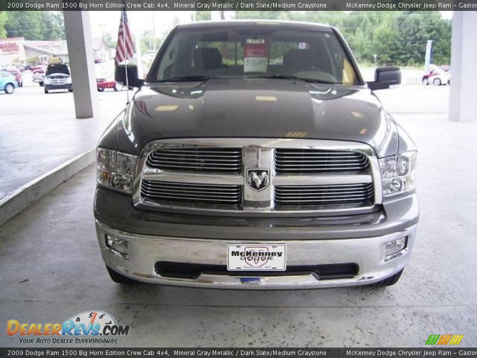 2009 Dodge Ram 1500 Big Horn Edition Crew Cab 4x4 Mineral Gray Metallic / Dark Slate/Medium Graystone Photo #7