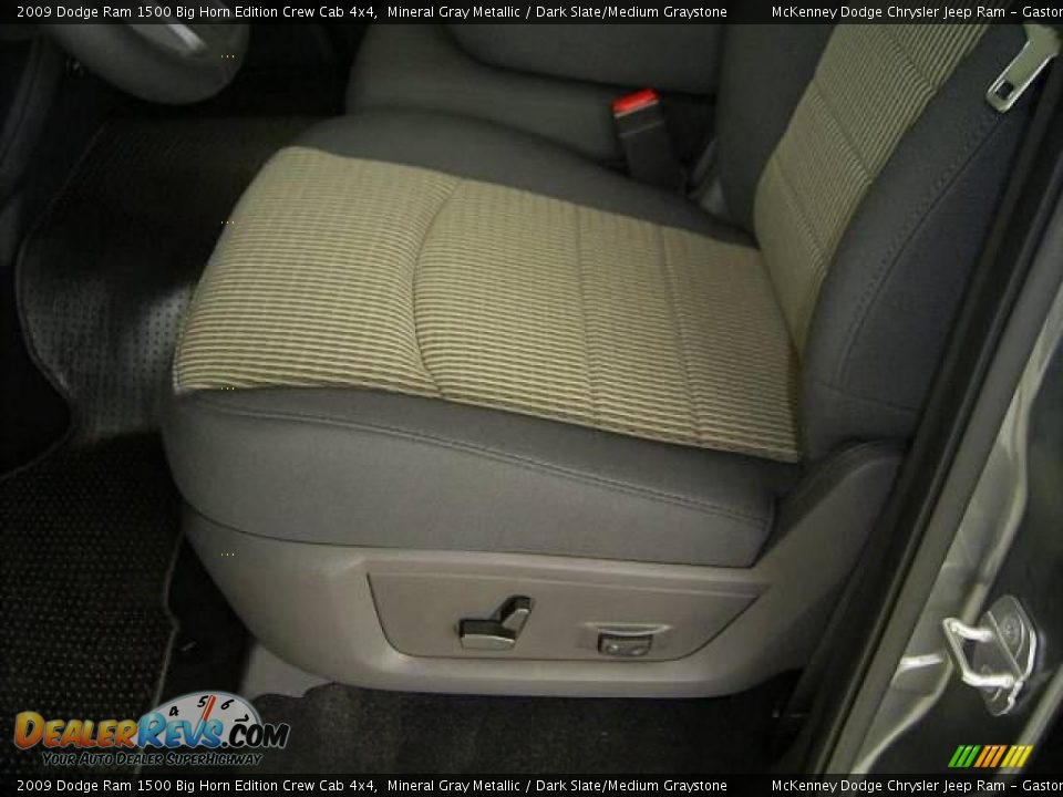 2009 Dodge Ram 1500 Big Horn Edition Crew Cab 4x4 Mineral Gray Metallic / Dark Slate/Medium Graystone Photo #9