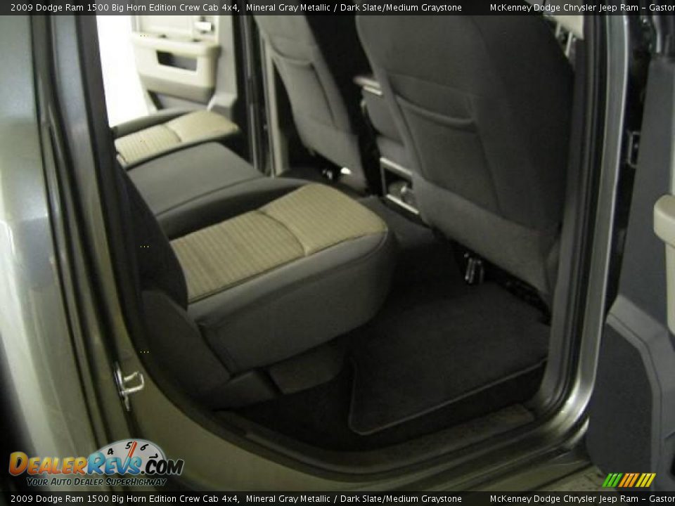 2009 Dodge Ram 1500 Big Horn Edition Crew Cab 4x4 Mineral Gray Metallic / Dark Slate/Medium Graystone Photo #12